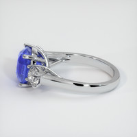 4.21 Ct. Sapphire Ring, 18K White Gold 4