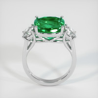 5.33 Ct. Emerald Ring, 18K White Gold 3