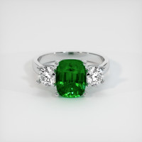 2.05 Ct. Emerald Ring, 18K White Gold 1