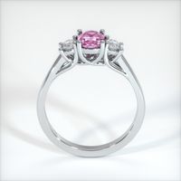 1.41 Ct. Pink Sapphire Ring, 18K White Gold 3