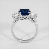 2.72 Ct. Blue Sapphire Ring, 18K White Gold 3