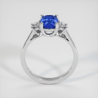 1.87 Ct. Blue Sapphire Ring, 18K White Gold 3