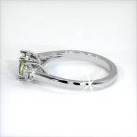1.09 Ct. Sapphire Ring, 18K White Gold 4