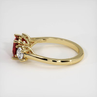 1.19 Ct. Ruby Ring, 14K Yellow Gold 4