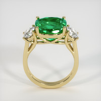 5.33 Ct. Emerald Ring, 18K Yellow Gold 3