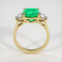 2.59 Ct. Emerald Ring, 18K Yellow Gold 3