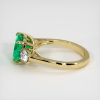 2.59 Ct. Emerald Ring, 18K Yellow Gold 4
