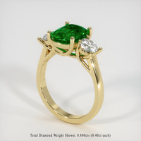 2.05 Ct. Emerald Ring, 18K Yellow Gold 2