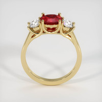 1.19 Ct. Ruby Ring, 18K Yellow Gold 3