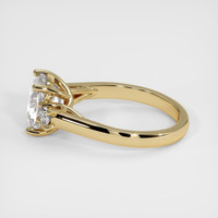 3.01 Ct. White Sapphire Ring, 18K Yellow Gold 4