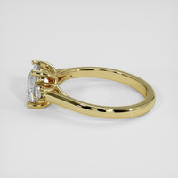 1.33 Ct. White Sapphire Ring, 18K Yellow Gold 4