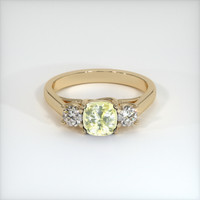 1.04 Ct. Sapphire Ring, 18K Yellow Gold 1