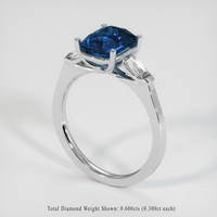 5.00 Ct. Sapphire Ring, Platinum 950 2