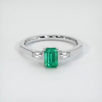 Emerald Ring 0.88 Ct., Platinum 950 Preview