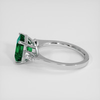 2.94 Ct. Emerald Ring, Platinum 950 4