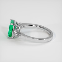1.63 Ct. Emerald Ring, Platinum 950 4
