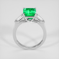 3.30 Ct. Emerald Ring, Platinum 950 3