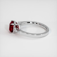 1.55 Ct. Ruby Ring, Platinum 950 4