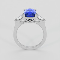 2.51 Ct. Blue Sapphire Ring, Platinum 950 3