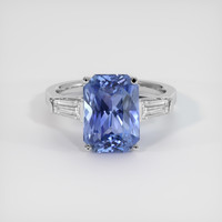 5.12 Ct. Blue Sapphire Ring, Platinum 950 1
