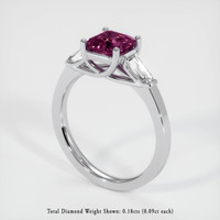 1.53 Ct. Sapphire Ring, Platinum 950 2