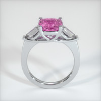 3.00 Ct. Purplish Pink Sapphire Ring, 10K White Gold 3