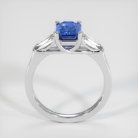 2.11 Ct. Blue Sapphire Ring, 14K White Gold 3