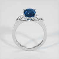5.00 Ct. Bi Color Sapphire Ring, 14K White Gold 3