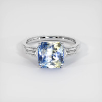 5.04 Ct. Sapphire Ring, 14K White Gold 1