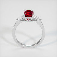 1.55 Ct. Ruby Ring, 14K White Gold 3