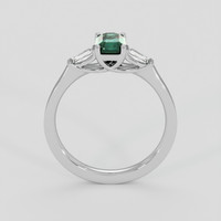 1.16 Ct. Bluish Green Sapphire Ring, 14K White Gold 3