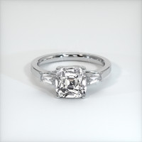 2.75 Ct. White Sapphire Ring, 14K White Gold 1
