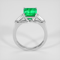 3.30 Ct. Emerald Ring, 18K White Gold 3