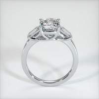 2.75 Ct. White Sapphire Ring, 18K White Gold 3