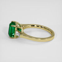 2.60 Ct. Emerald Ring, 18K Yellow Gold 4