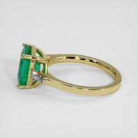 2.32 Ct. Emerald Ring, 18K Yellow Gold 4