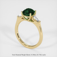 3.31 Ct. Sapphire Ring, 18K Yellow Gold 2