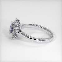1.26 Ct. Bi Color Sapphire Ring, Platinum 950 4