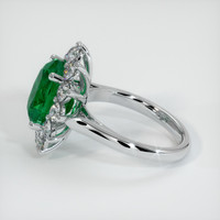 5.04 Ct. Emerald  Ring - Platinum 950