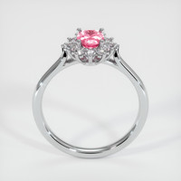 0.67 Ct. Pink Sapphire Ring, Platinum 950 3