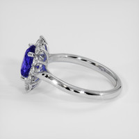 1.85 Ct. Blue Sapphire Ring, Platinum 950 4