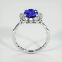 2.28 Ct. Blue Sapphire Ring, Platinum 950 3