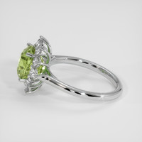 3.44 Ct. Green Sapphire Ring, Platinum 950 4