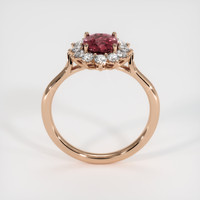 1.19 Ct. Pink Sapphire Ring, 14K Rose Gold 3