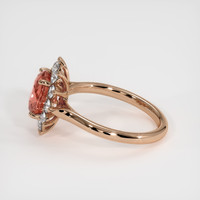 2.06 Ct. Sapphire Ring, 18K Rose Gold 4
