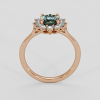 1.58 Ct. Bi Color / Parti Sapphire Ring, 18K Rose Gold 3