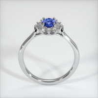0.67 Ct. Blue Sapphire Ring, 10K White Gold 3