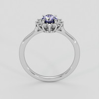0.97 Ct. Purple Sapphire Ring, 10K White Gold 3
