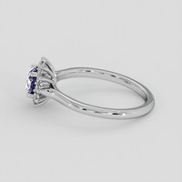 0.97 Ct. Purple Sapphire Ring, 10K White Gold 4