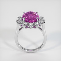 8.10 Ct. Pinkish Purple Sapphire Ring, 14K White Gold 3